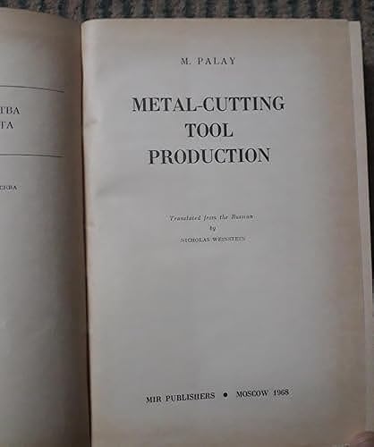 metal-cutting tool production