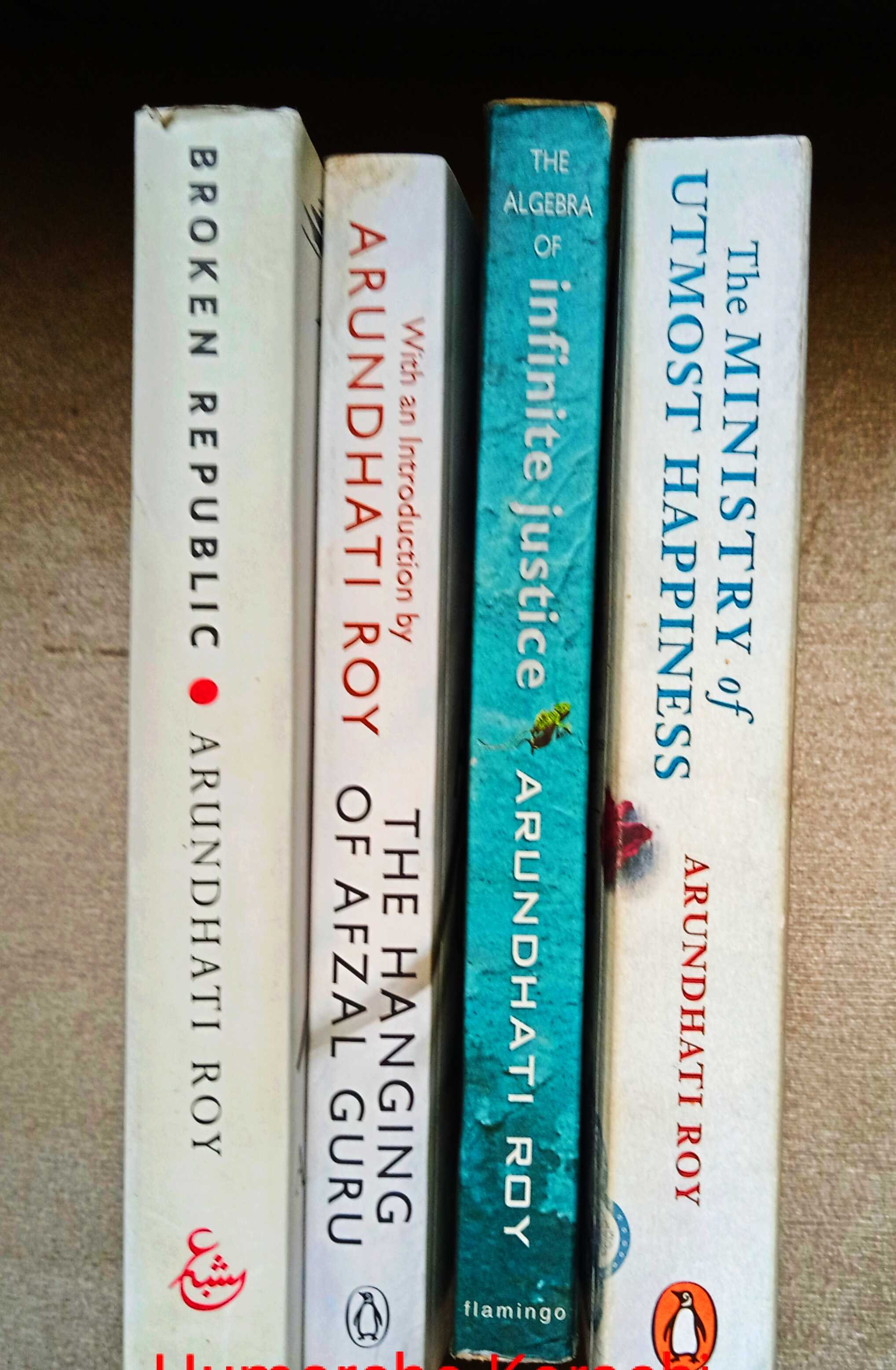arundhati roy: 4 titles