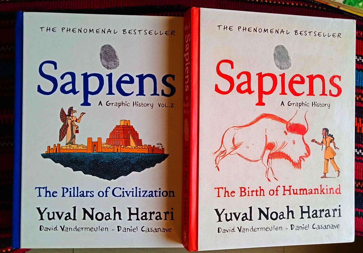 sapiens- a graphic history 2 volumes set