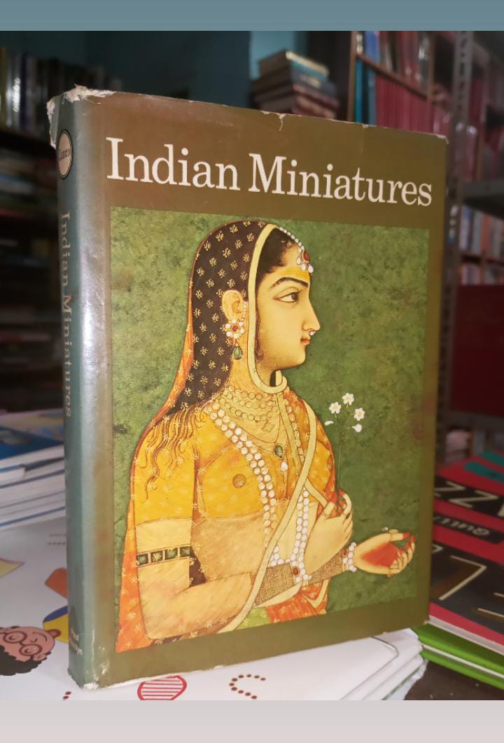 indian miniatures by mario bussagli. 73 plates in full colour. original hardbound with jacket cover