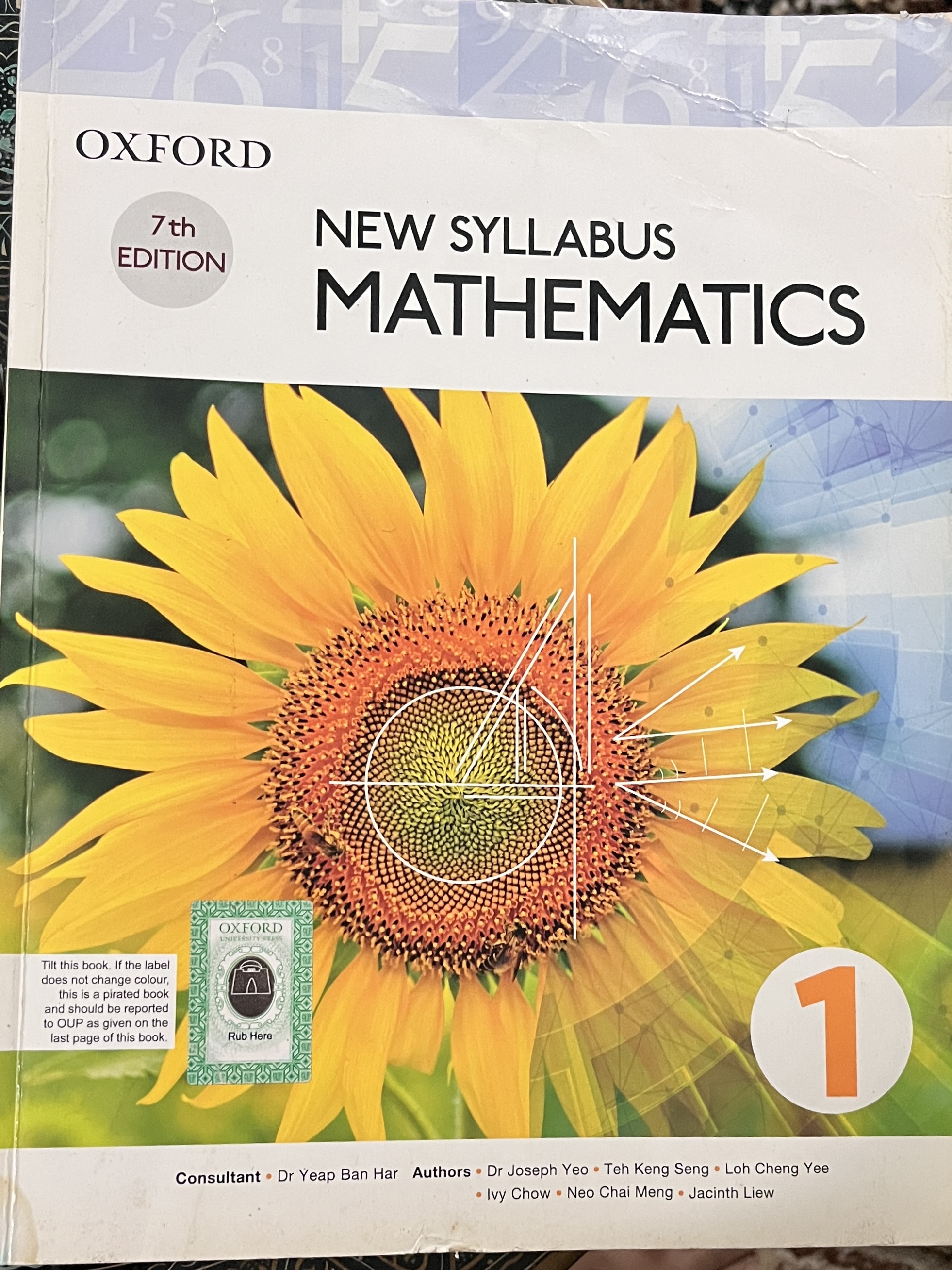 new syllabus mathematics 7th edition book 1