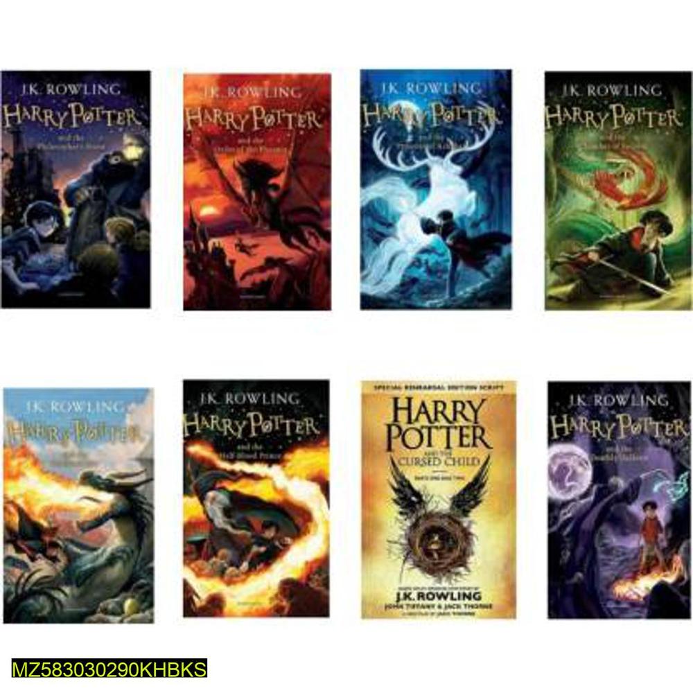 harry potter, the 8 book collection