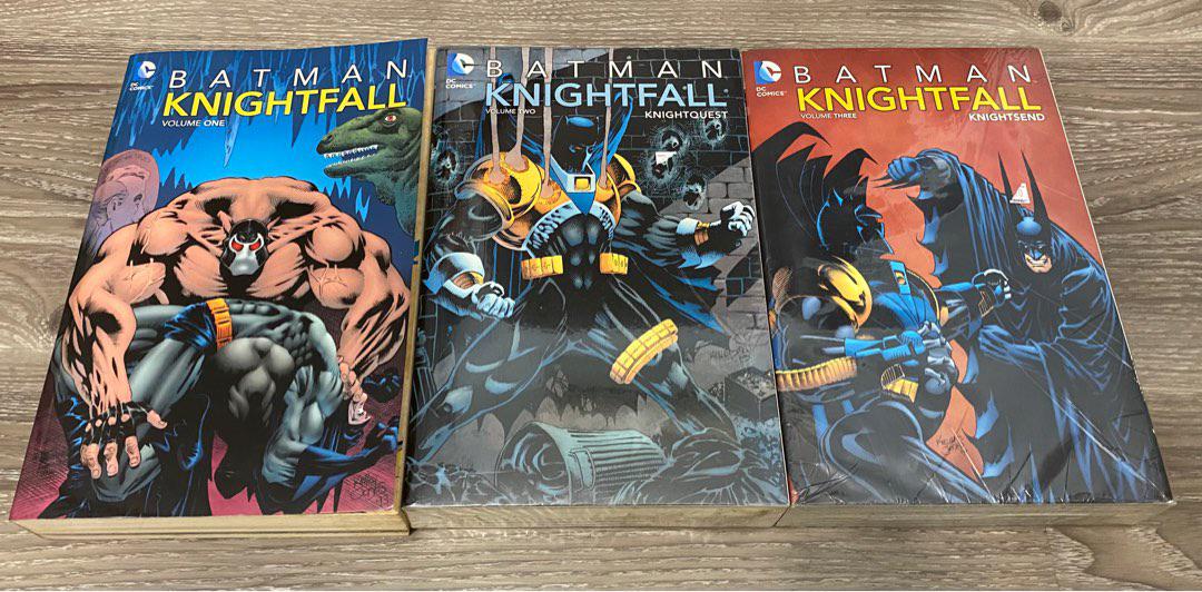 batman kinghtfall book 1, 2 and 3