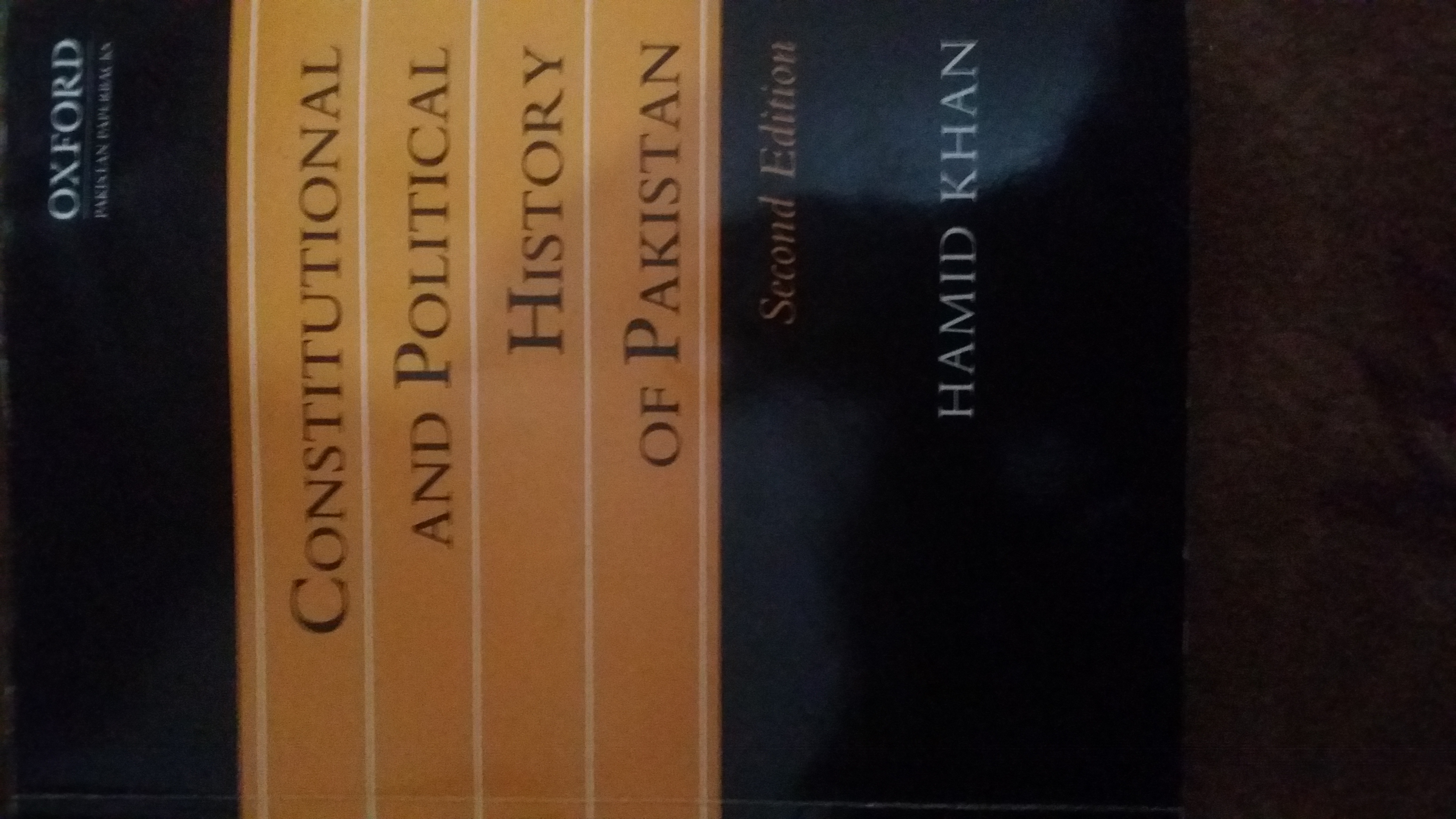 Constitutional and Political History of Pakistan
