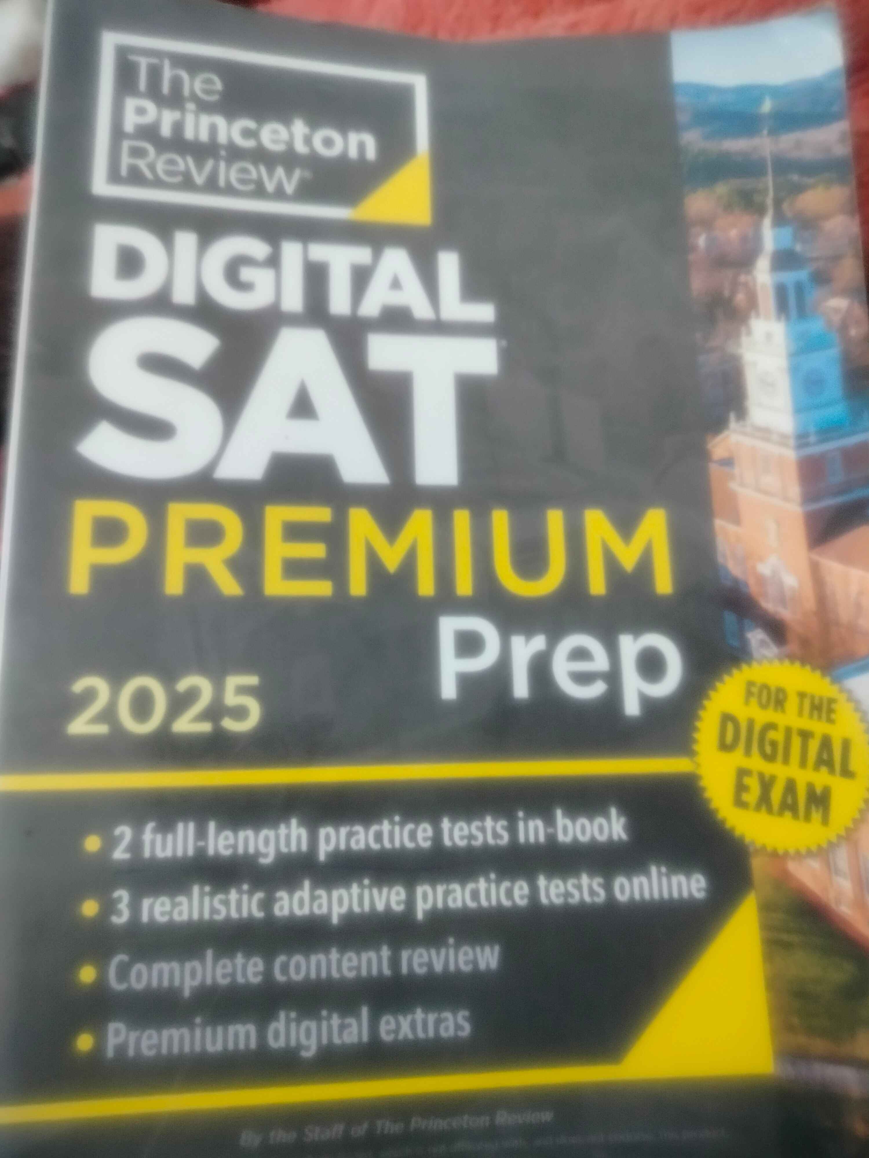 princeton review digital sat premium prep,2025