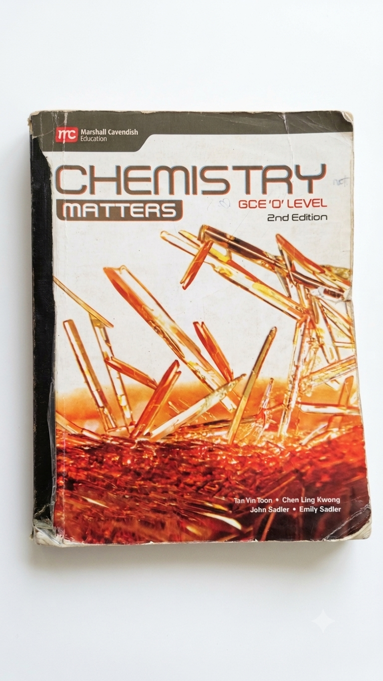 chemistry matters gce'o' level 2nd edition
