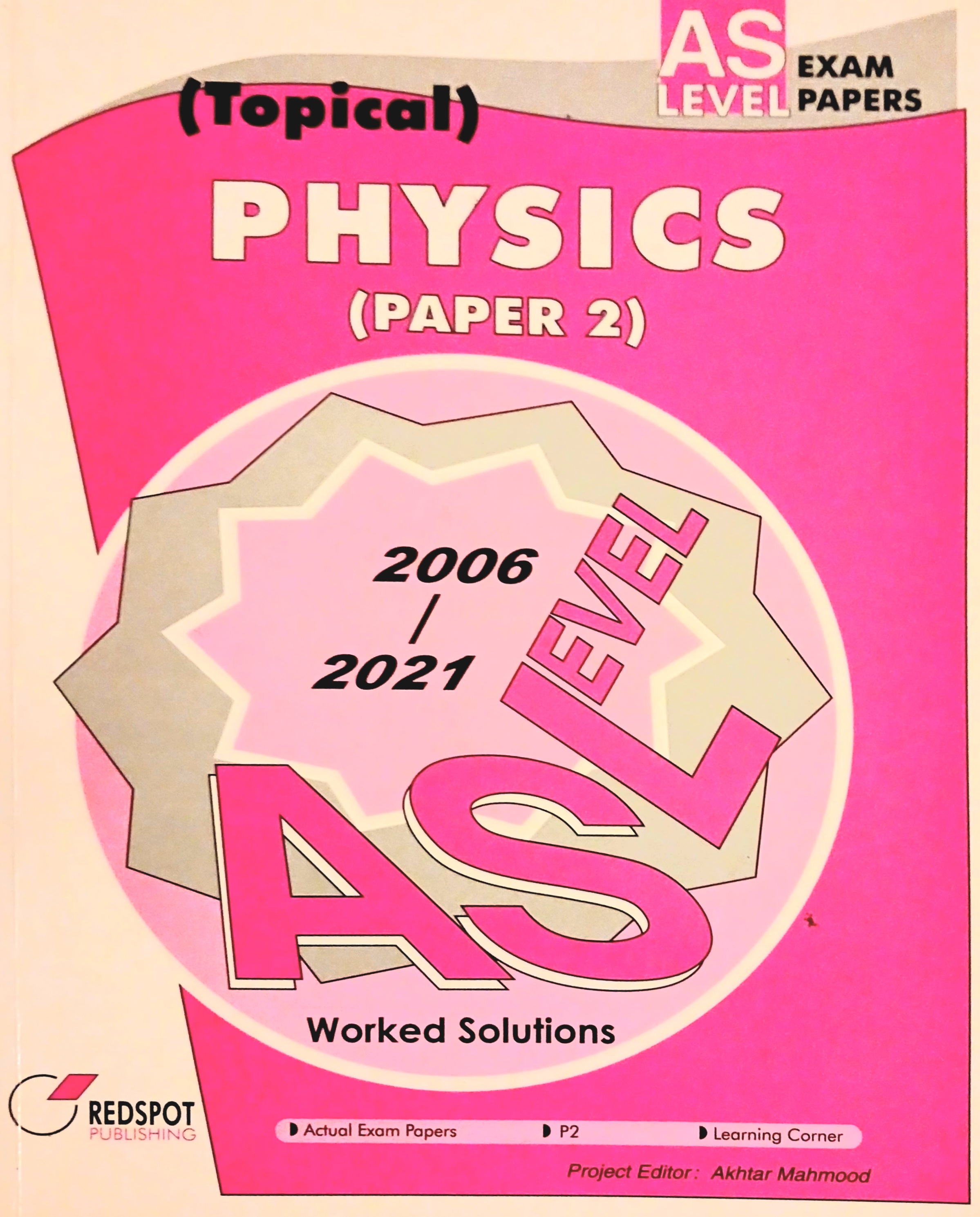 redspot as level physics (paper 2) topical worked solutions (2006-2021)redk9