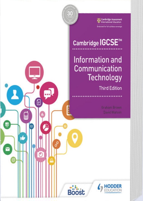 cambridge igcse information and communication technology (third edition) textbook by graham brown an