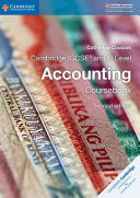 Cambridge IGCSEÂ® and O Level Accounting
Coursebook
