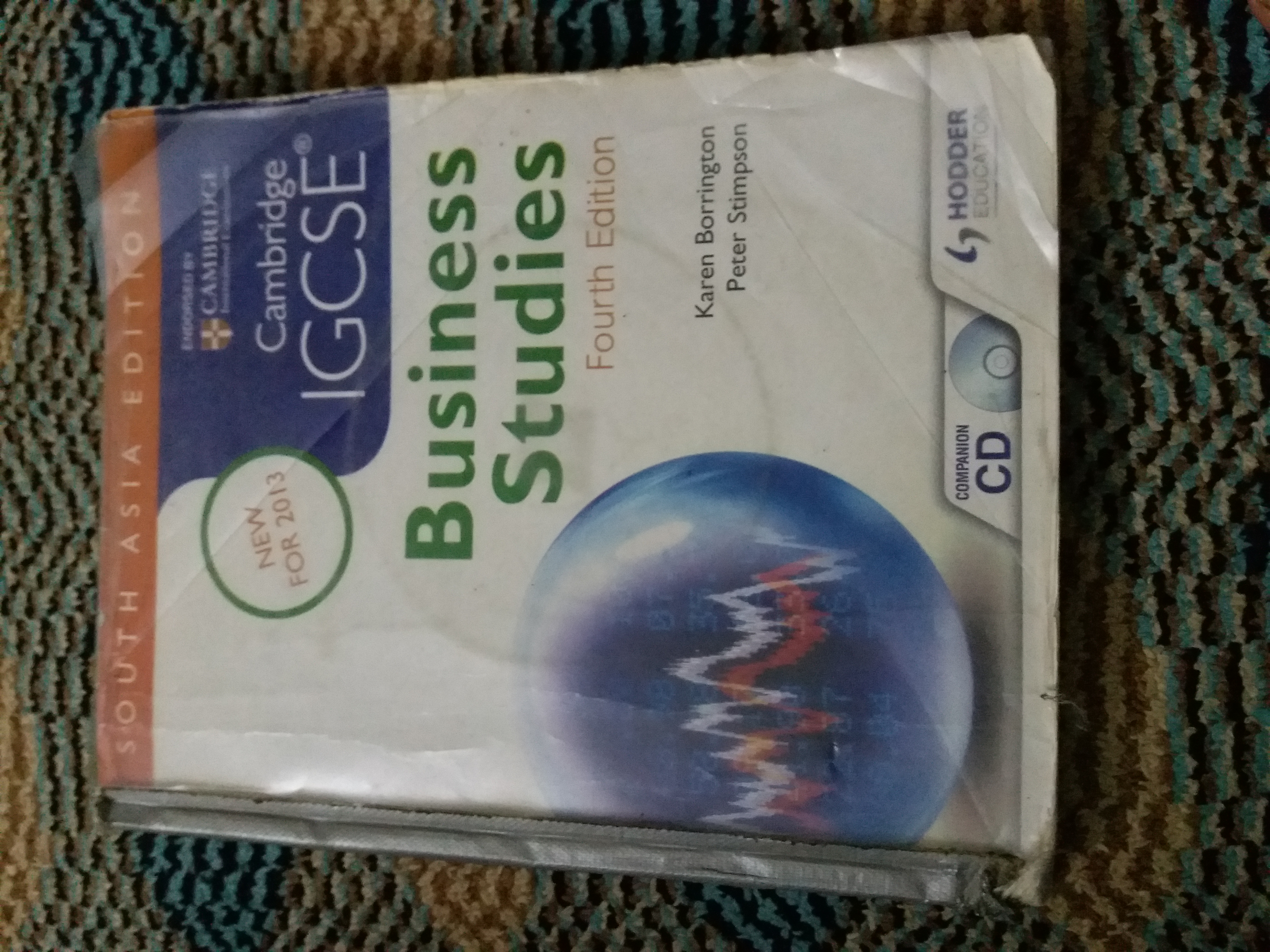 Cambridge IGCSE Business Studies 4th edition
