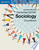 cambridge igcse sociology coursebook