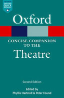 the concise oxford companion to the theatre