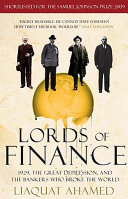 lords of finance: the bankers who broke the world