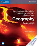 cambridge igcse® and o level geography coursebook with cd-rom