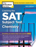 cracking the sat subject test in chemistry, 16th edition