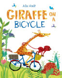 giraffe on a bicycle