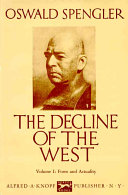 the decline of the west, vol. 1: form and actuality