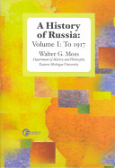 the history of russia volume one to 1917
