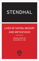 the lives of haydn, mozart and metastasio