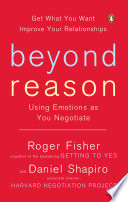 beyond reason; using emotions as you negotiate