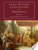 early modern conceptions of property (pb)