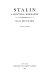 stalin. a political biography (pb)