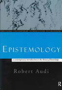 epistemology. a contemporary introduction to the theory of knowledge (pb)