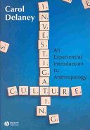 investigating culture. an experietial introduction to anrhropology