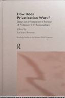 how does privatization work? (hardcover)