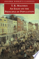 an essay on the principle of population (oxford)