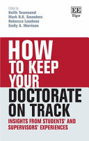 how to keep your doctorate on track