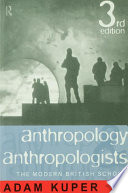 anthropology and anthropologists (pb