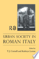 urban society in roman italy (softcover)
