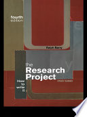 the research project. how to write it.