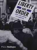 liberty and order. public order policing in a capital city (softcover)