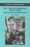 the two germanies, 1945-1990. problems of interpretation (softcover]