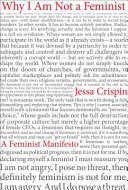 why i am not a feminist