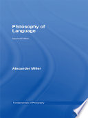 philosophy of language [hardcover