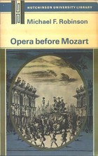 Opera before Mozart
