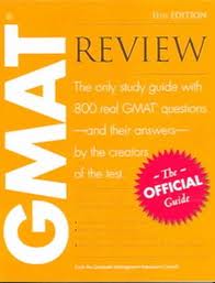 Official guide for GMAT review
