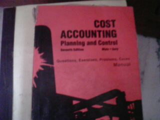 cost accounting planning and control
