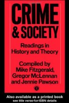 Crime and society
