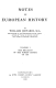 Notes on European history
