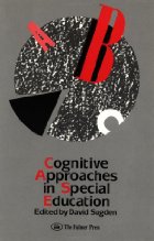 Cognitive approaches in special education

